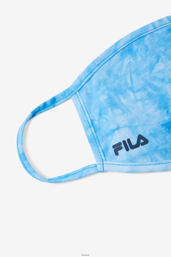 قناع وجه صبغ ربطة عنق باللون الأزرق الفاتح BX00H41065 صبغة ربطة عنق زرقاء فاتحة FILA