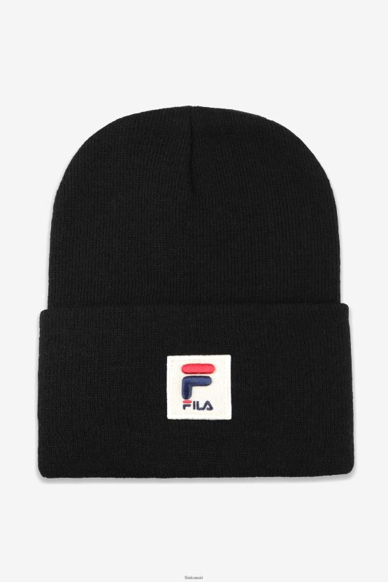 قبعة صغيرة سوداء مكبلة BX00H41074 أسود FILA