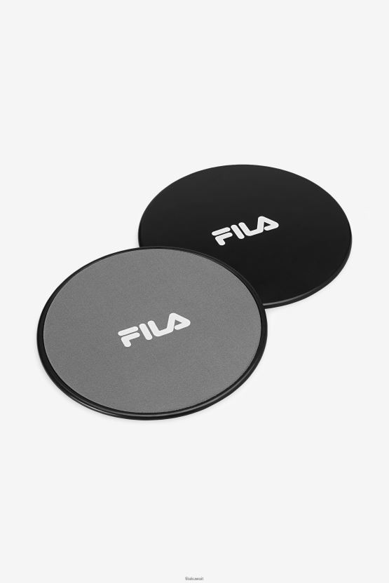أقراص أساسية منزلقة باللون الأسود BX00H41100 أسود FILA