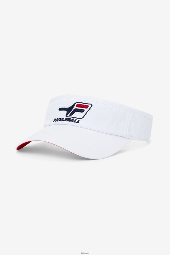 قناع كرة المخلل فيلا أبيض/أحمر BX00H41130 أبيض/أحمر FILA