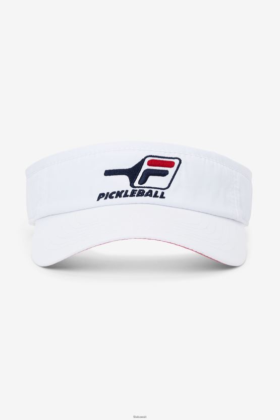 قناع كرة المخلل فيلا أبيض/أحمر BX00H41130 أبيض/أحمر FILA