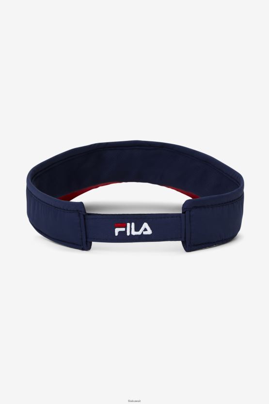 قناع فيلا باللونين الأزرق الداكن/الأحمر BX00H41132 البحرية / الأحمر FILA