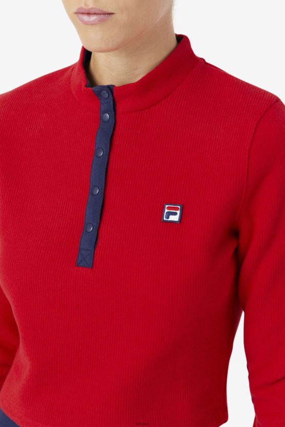 فيلا جوزي أحمر بنصف سحاب علوي BX00H41390 أحمر FILA