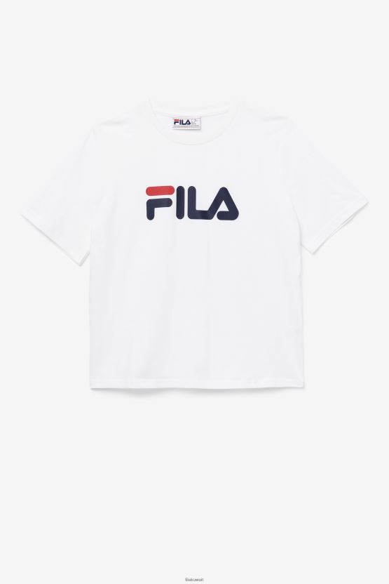 تي شيرت ملكة جمال النسر الأبيض من فيلا BX00H41408 أبيض FILA