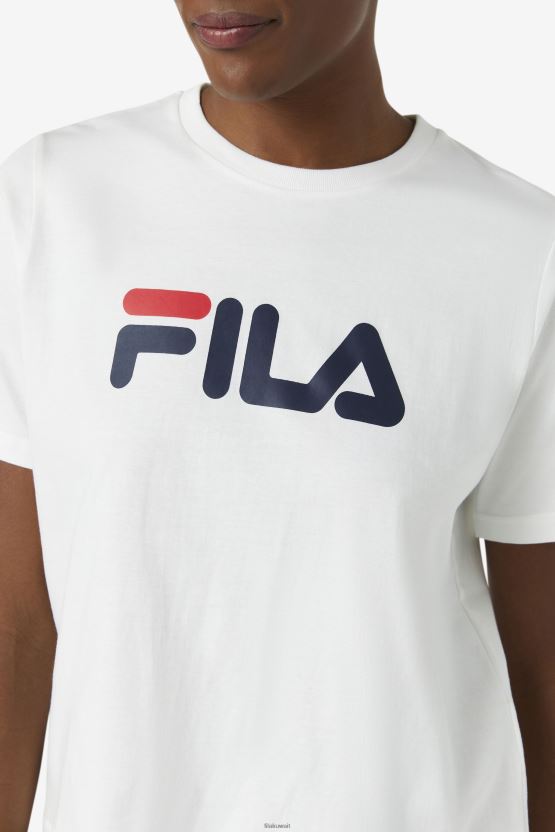 تي شيرت ملكة جمال النسر الأبيض من فيلا BX00H41408 أبيض FILA