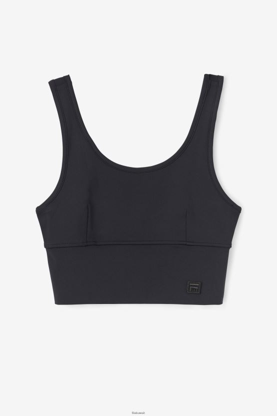 حمالة صدر كورا توب فيلا باللون الأسود BX00H41418 أسود FILA
