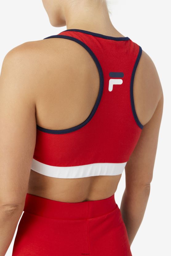 حمالة صدر فيلا كايري باللون الأحمر BX00H41441 أحمر FILA