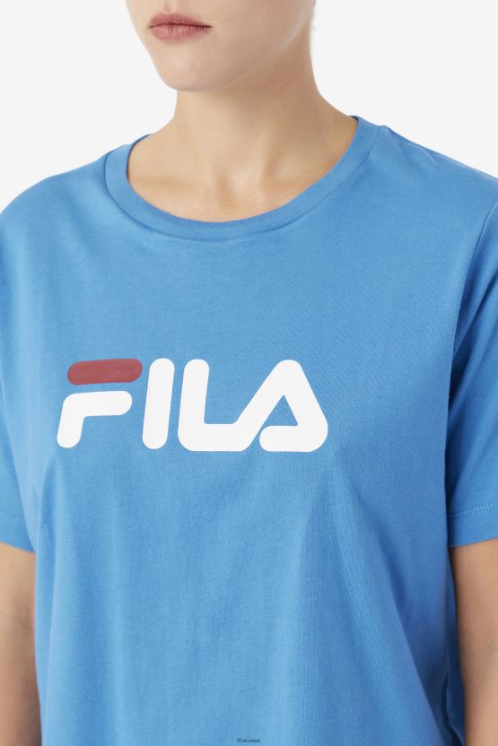 تي شيرت فيلا ثيا فالارتا أزرق/أبيض/راوند BX00H41453 فالارتا أزرق/أبيض/راوند FILA