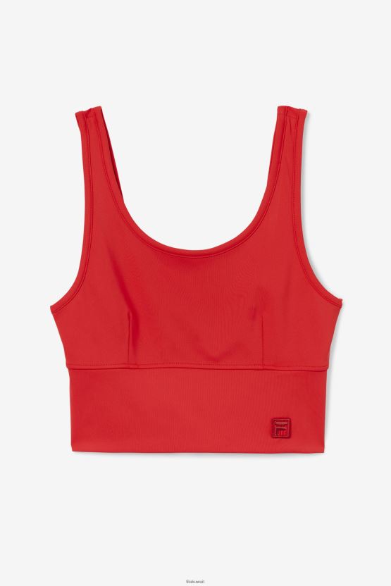حمالة صدر كورا توب فيلا باللون الأحمر BX00H41460 أحمر FILA
