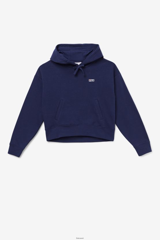 سترة بغطاء للرأس من فيلا مارينا BX00H41495 معطف طاووس FILA