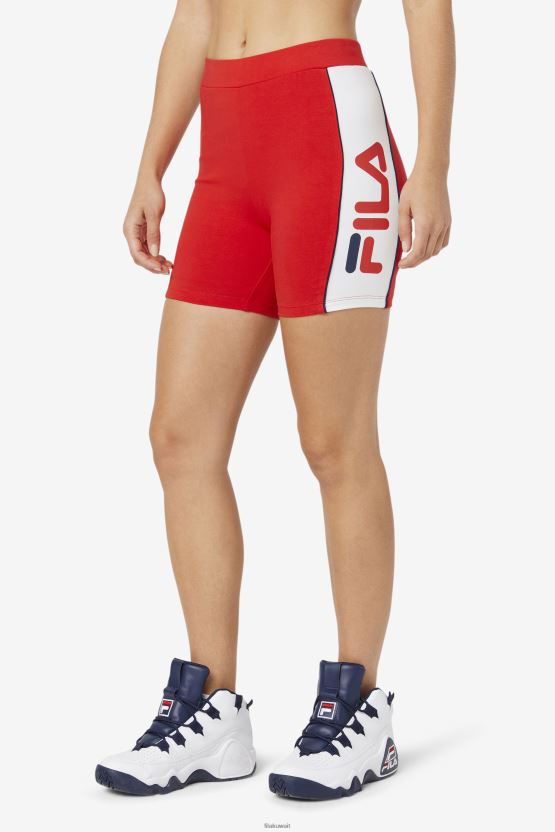 دراجة فيلا دافينا حمراء قصيرة BX00H41645 أحمر FILA