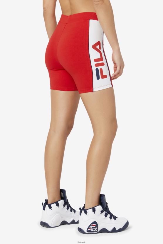 دراجة فيلا دافينا حمراء قصيرة BX00H41645 أحمر FILA