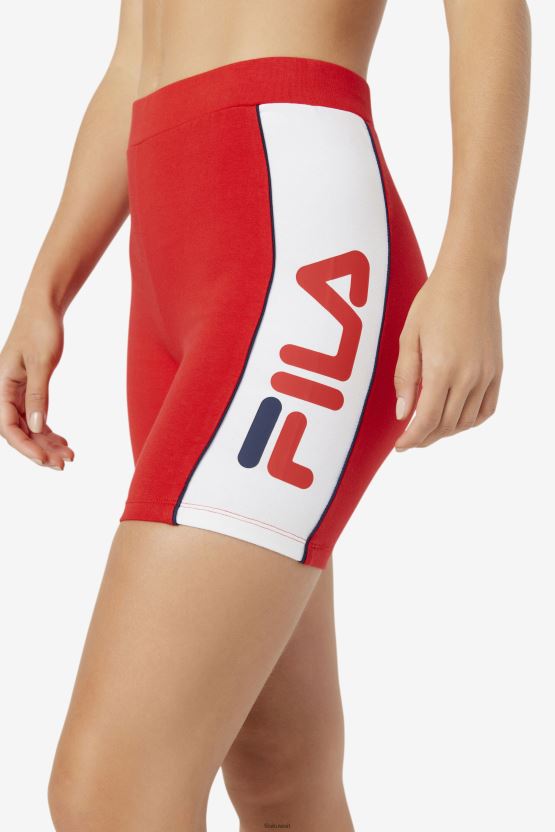 دراجة فيلا دافينا حمراء قصيرة BX00H41645 أحمر FILA