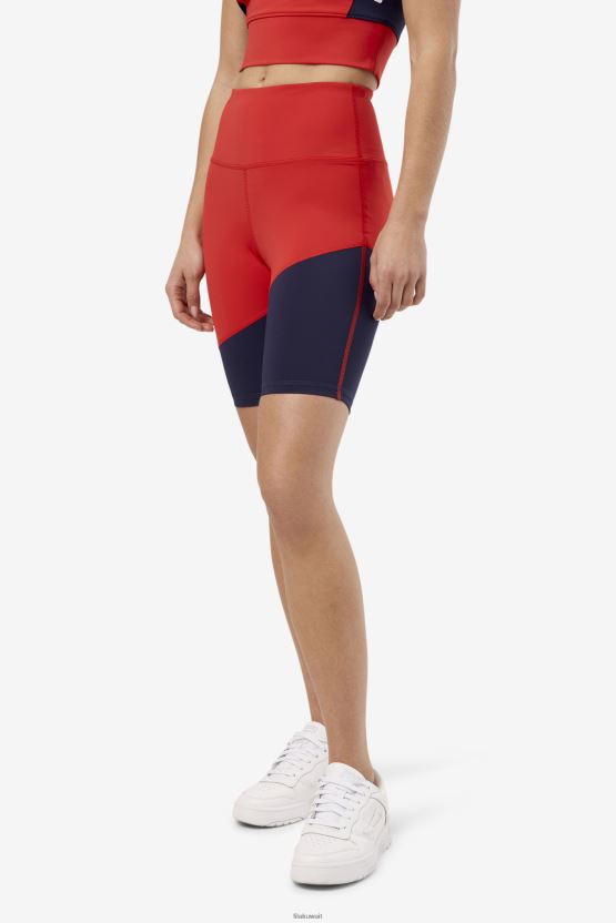 دراجة فيلا حمراء مارلي قصيرة BX00H41690 أحمر FILA