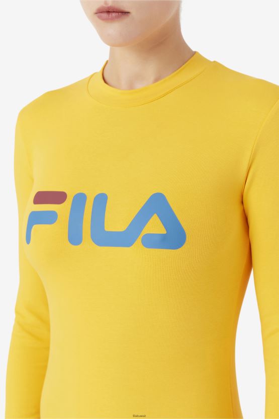 بدلة تشايا أصفر/أزرق فالارتا/راوند فيلا BX00H41745 أصفر/أزرق فالارتا/راوند FILA