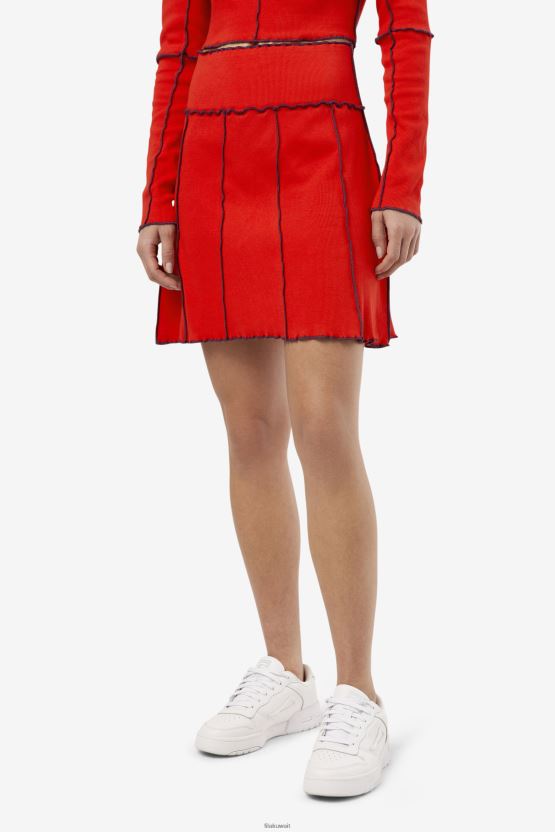 تنورة فيلا حمراء ماليا BX00H41750 أحمر FILA