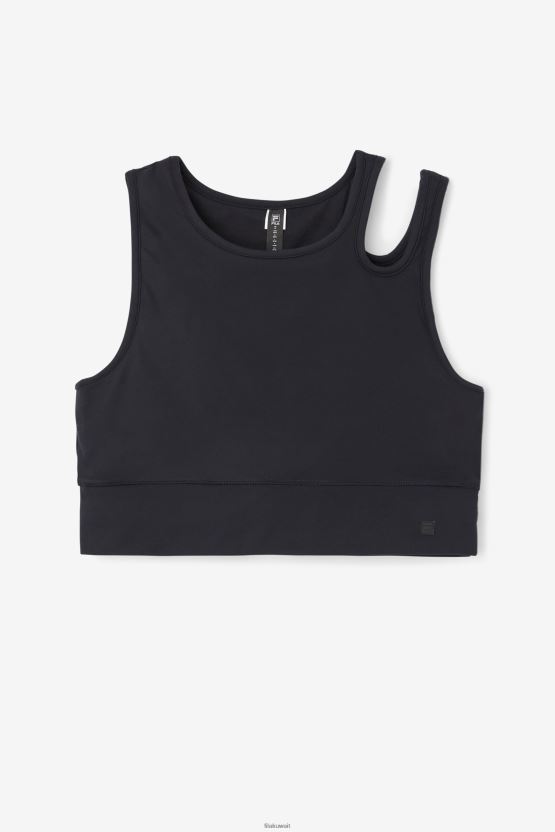 حمالة صدر من فيلا أبليفت سلايس باللون الأسود BX00H41855 أسود FILA