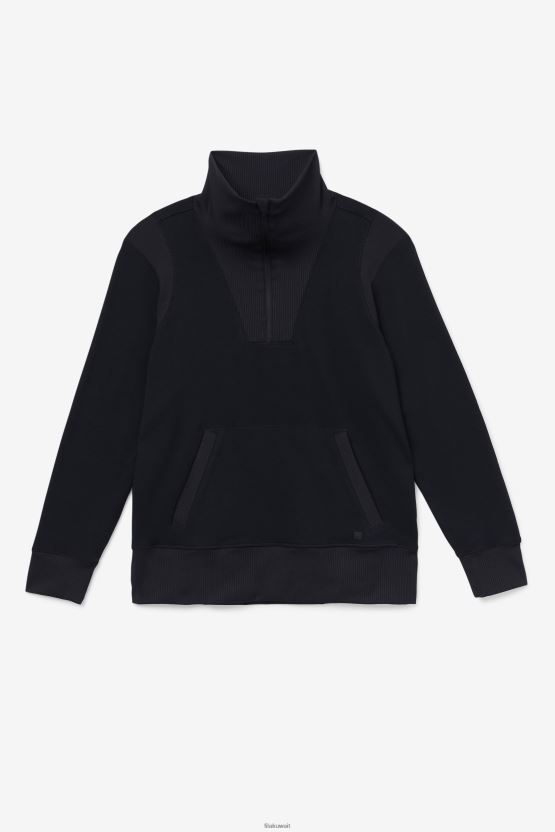 فاي لوكس نصف زيب فيلا أسود BX00H41892 أسود FILA