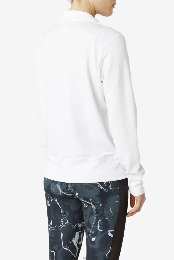 فيلا بيضاء فاي لوكس نصف سحاب BX00H41894 أبيض FILA