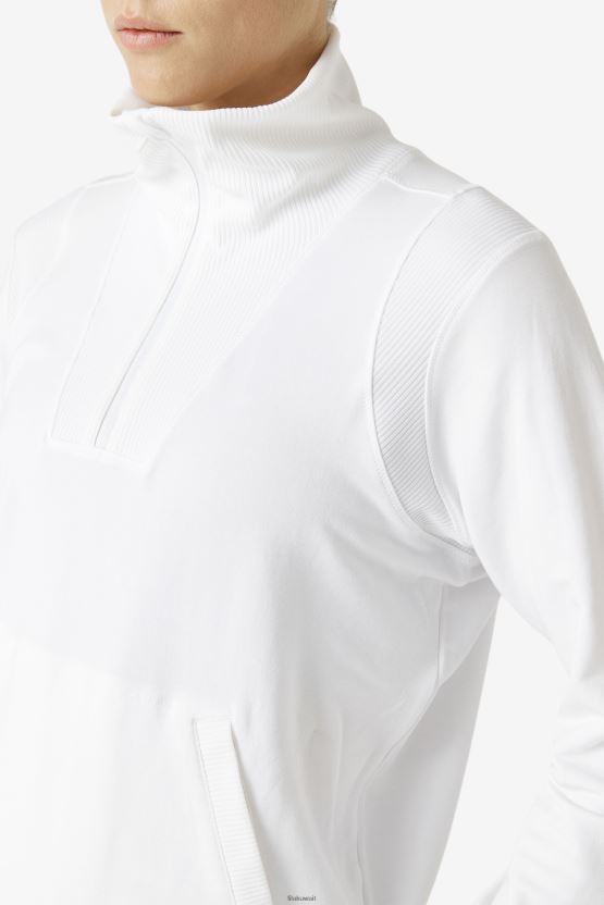 فيلا بيضاء فاي لوكس نصف سحاب BX00H41894 أبيض FILA