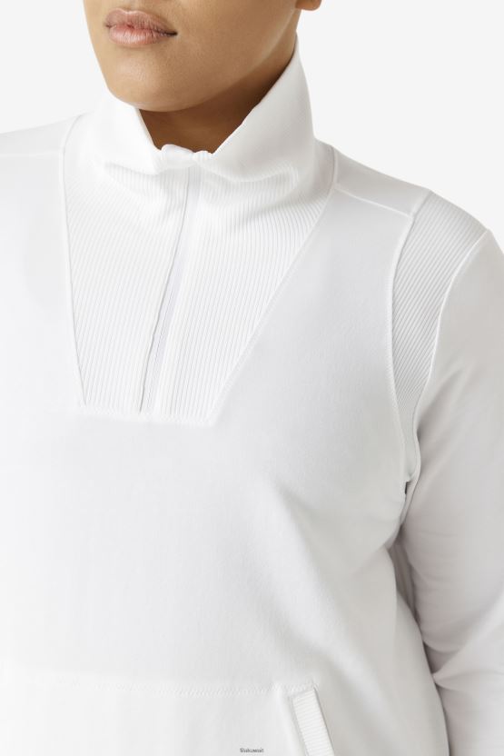 فيلا فاي لوكس نصف سحاب أبيض BX00H41927 أبيض FILA
