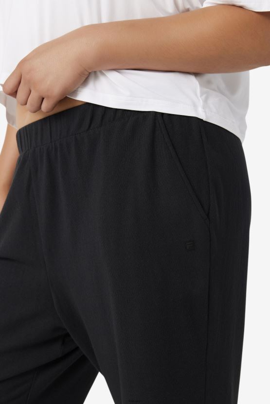 بنطال رياضي من فيلا باللون الأسود BX00H42008 أسود FILA