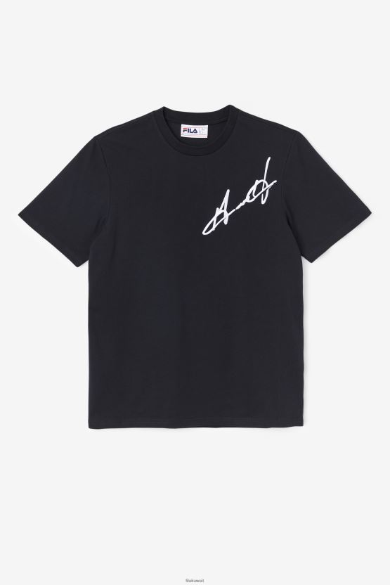 غرانت هيل كورماك تي شيرت أسود فيلا BX00H4227 أسود FILA