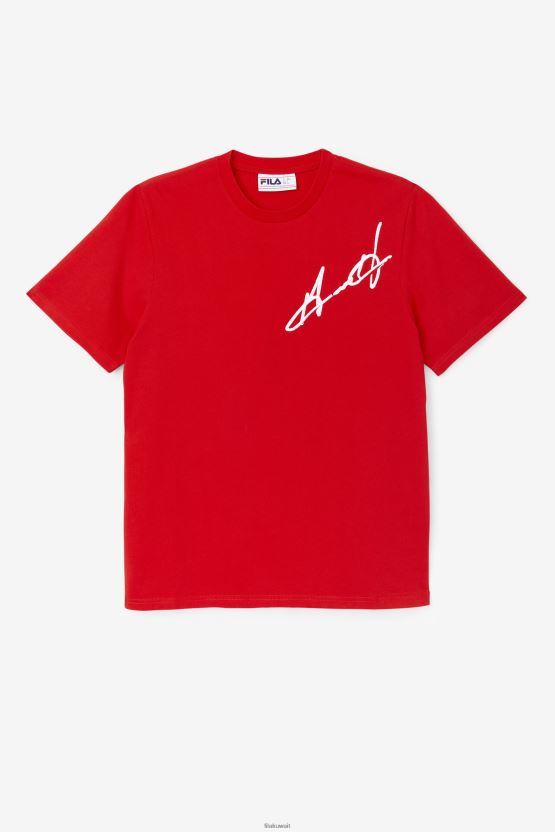 فيلا جرانت هيل كورماك تي شيرت أحمر BX00H4229 أحمر FILA