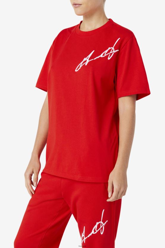 فيلا جرانت هيل كورماك تي شيرت أحمر BX00H4229 أحمر FILA