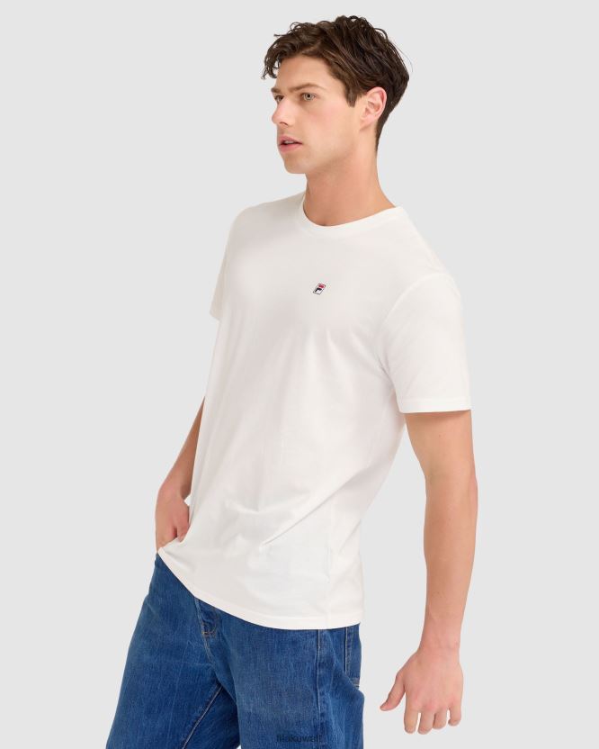 فيلا آرون تي شيرت أبيض BX00H42305 أبيض FILA