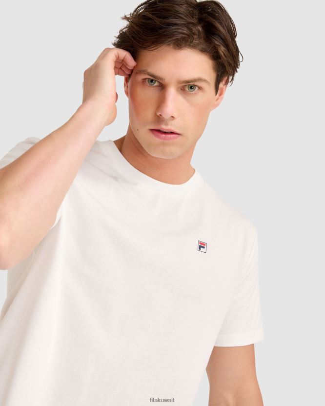 فيلا آرون تي شيرت أبيض BX00H42305 أبيض FILA