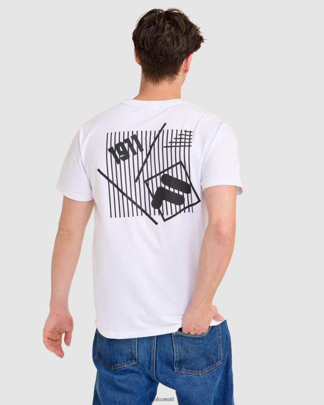 تي شيرت أبيض فيلا آرون BX00H42307 أبيض FILA