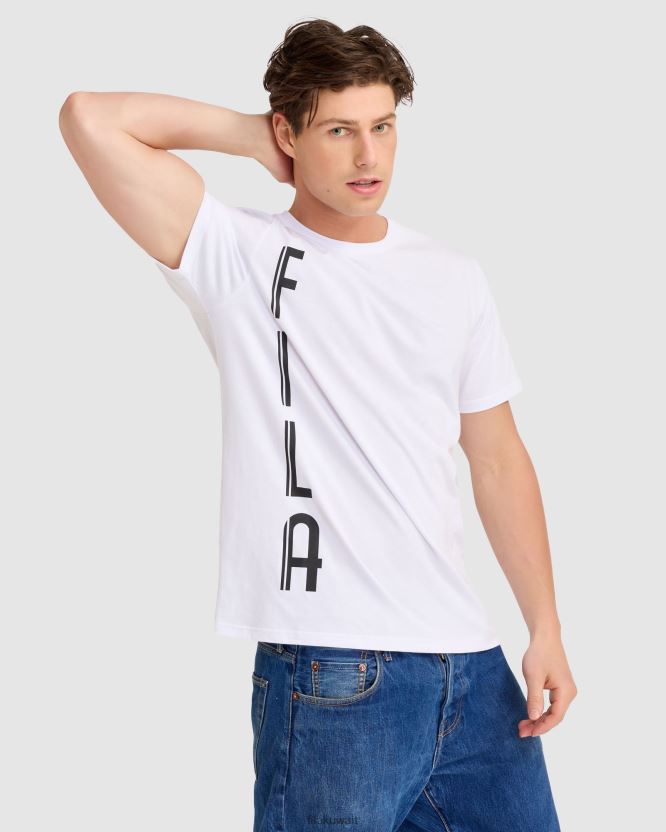 تي شيرت فيلا ماركوس باللون الأبيض BX00H42311 أبيض FILA