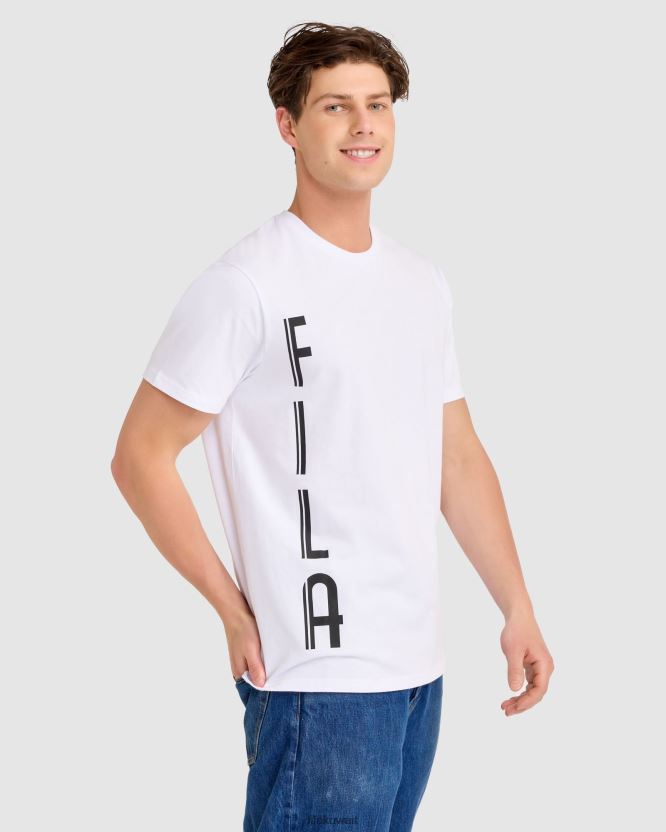 تي شيرت فيلا ماركوس باللون الأبيض BX00H42311 أبيض FILA