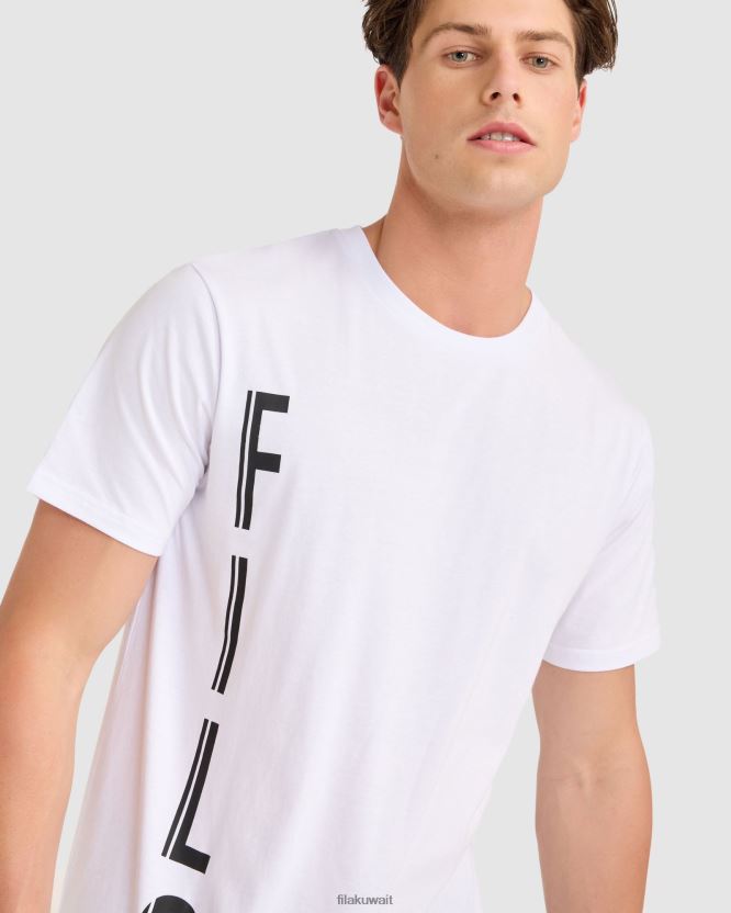 تي شيرت فيلا ماركوس باللون الأبيض BX00H42311 أبيض FILA