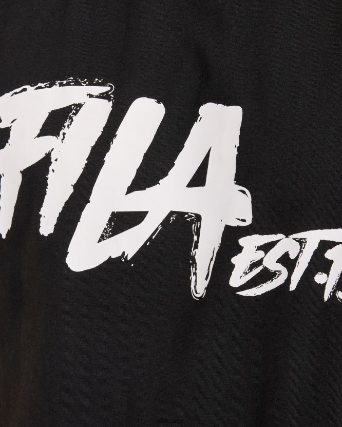 لويس تي شيرت أسود فيلا BX00H42315 أسود FILA