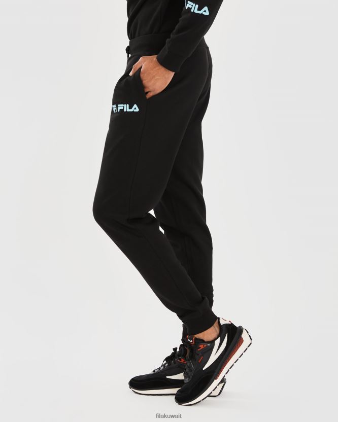 بنطال هالسي فيلا للرجال السود BX00H42316 أسود FILA