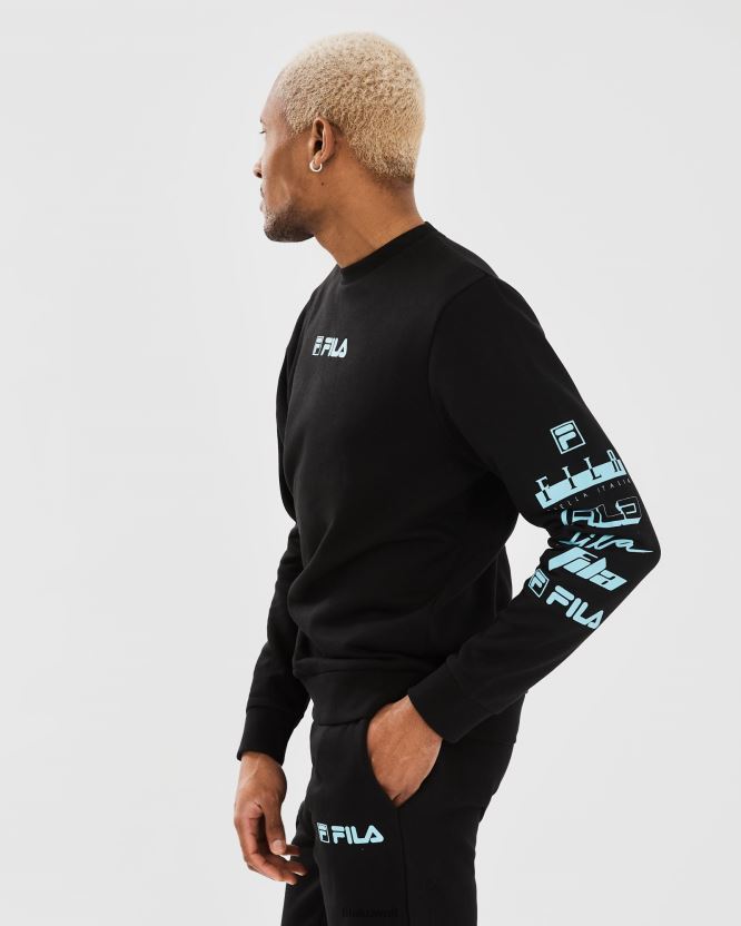 طاقم دالدي للرجال من فيلا باللون الأسود BX00H42317 أسود FILA