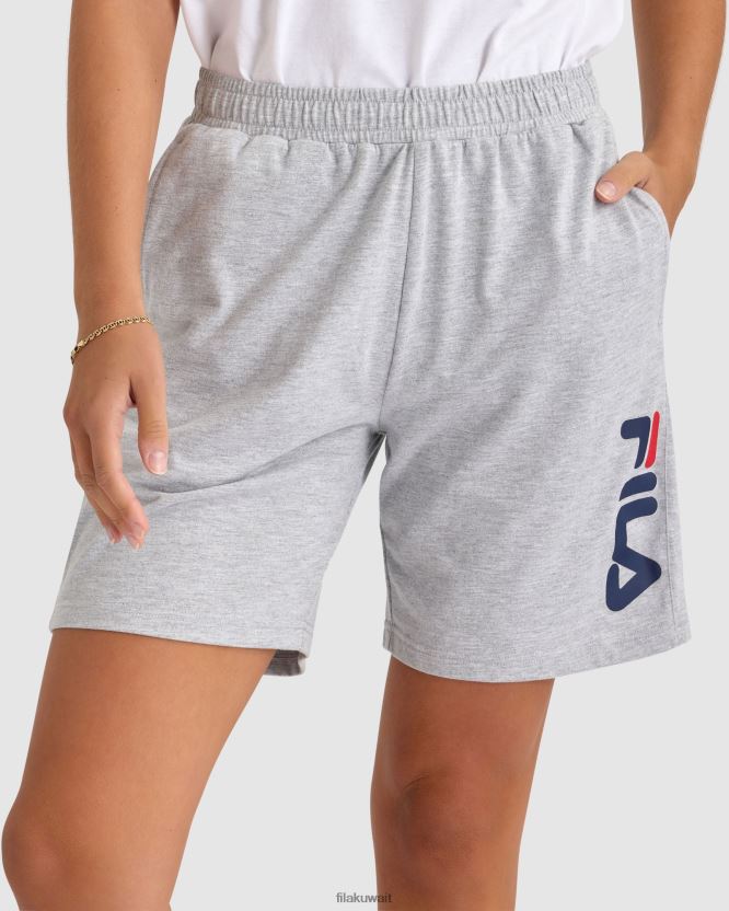 شورت بوسطن للجنسين رمادي مارل فيلا BX00H42327 مارل رمادي FILA