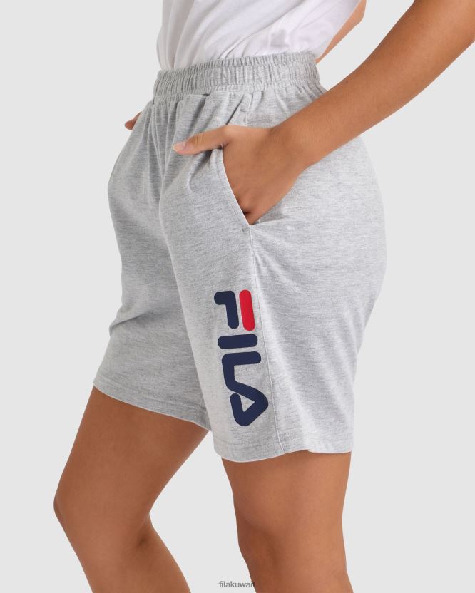شورت بوسطن للجنسين رمادي مارل فيلا BX00H42327 مارل رمادي FILA