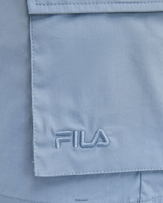 شورت جيت قصير للرجال من جلاسير ليك فيلا BX00H42337 بحيرة جليدية FILA