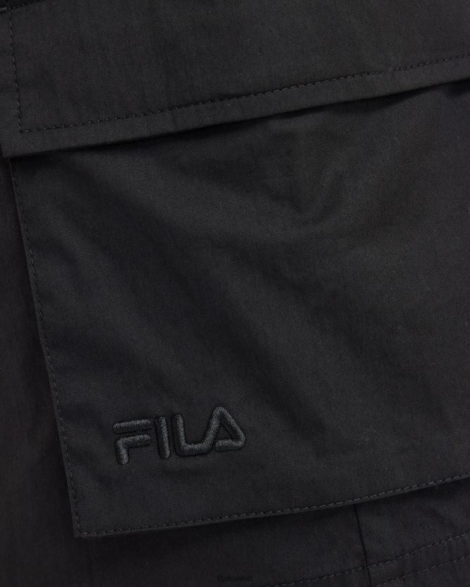 شورت جيت قصير للرجال باللون الأسود من فيلا BX00H42338 أسود FILA