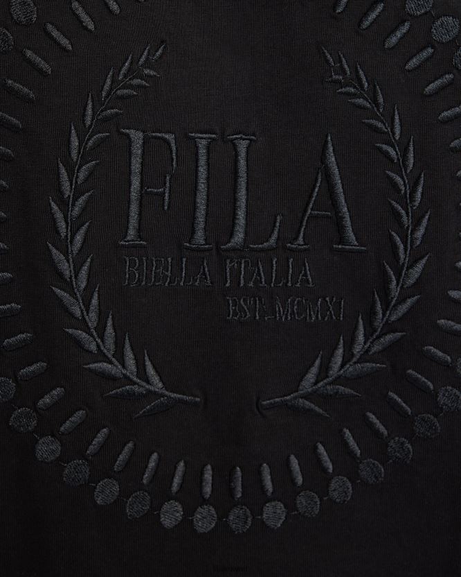 تي شيرت رافي للرجال من فيلا باللون الأسود BX00H42347 أسود FILA