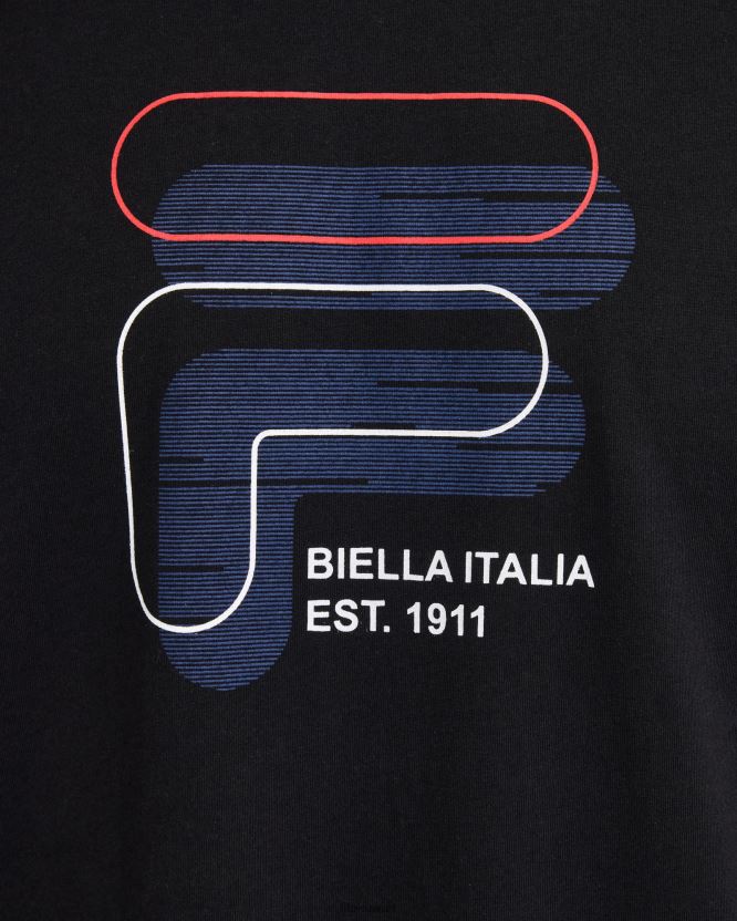 تيشيرت بلس لينوكس للرجال باللون الأسود BX00H42363 أسود FILA