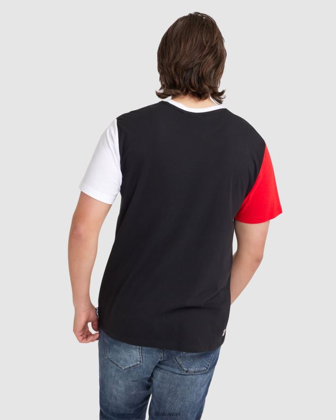 تيشيرت لينوكس للرجال باللون الأسود BX00H42364 أسود FILA