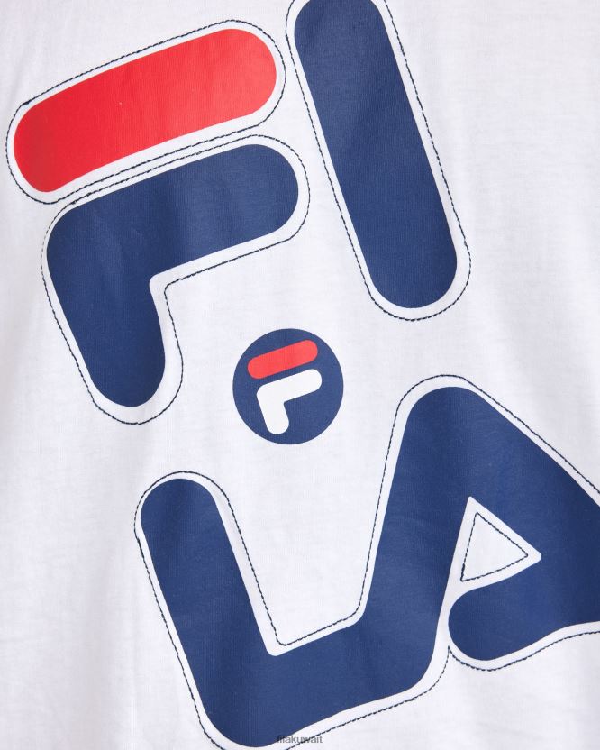 تيشيرت بلس كيلي للرجال باللون الأبيض BX00H42369 أبيض FILA