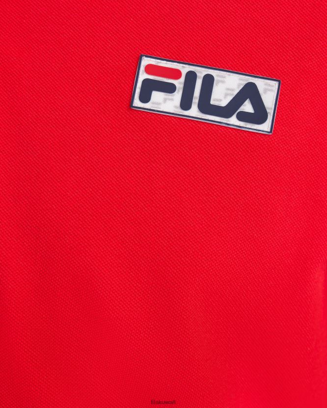 الرجال آشر بولو فيلا الأحمر BX00H42372 أحمر FILA