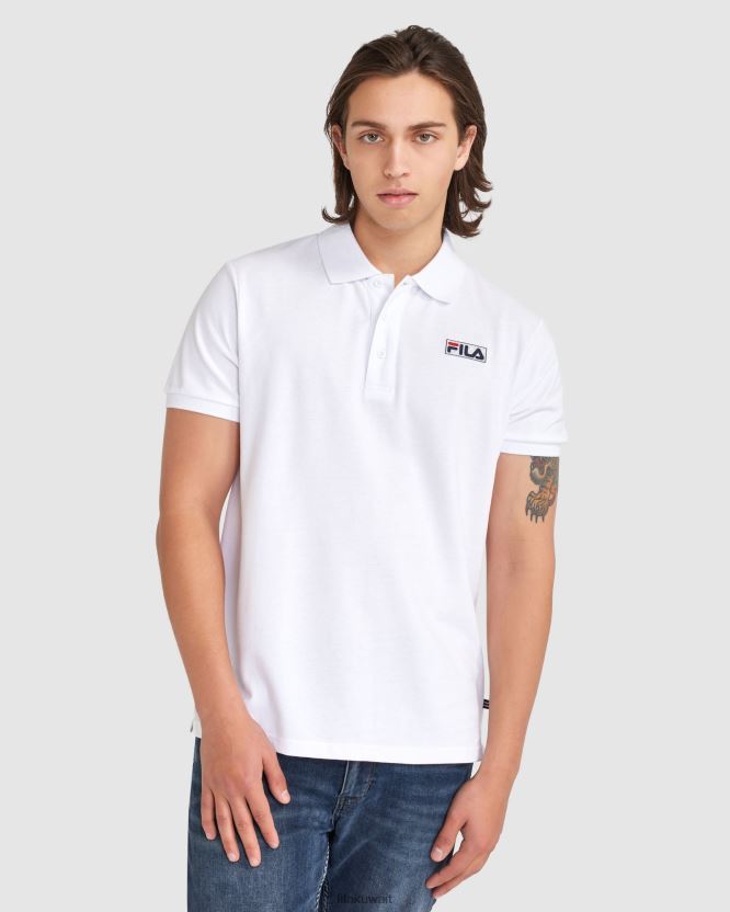 فيلا آشر بولو وايت للرجال BX00H42375 أبيض FILA