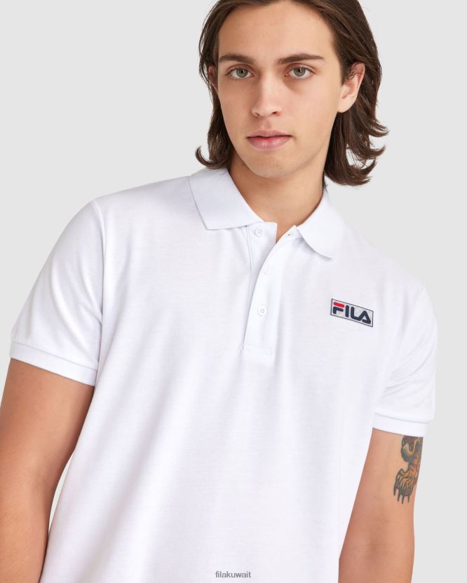 فيلا آشر بولو وايت للرجال BX00H42375 أبيض FILA
