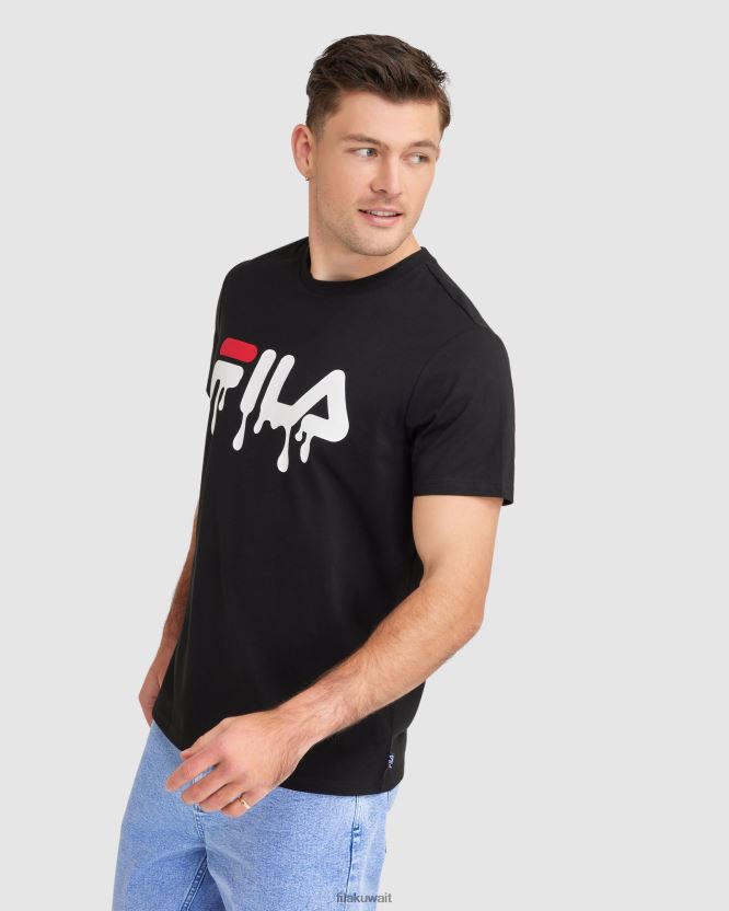 تي شيرت ماثيو للرجال من فيلا باللون الأسود BX00H42401 أسود FILA